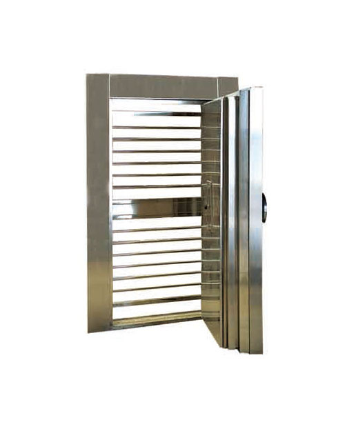 HY-A004带栅栏门不锈钢金库门